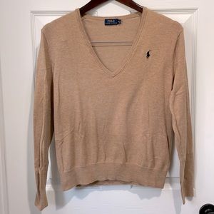 Polo Ralph Lauren Sweater Lightweight Tan Medium